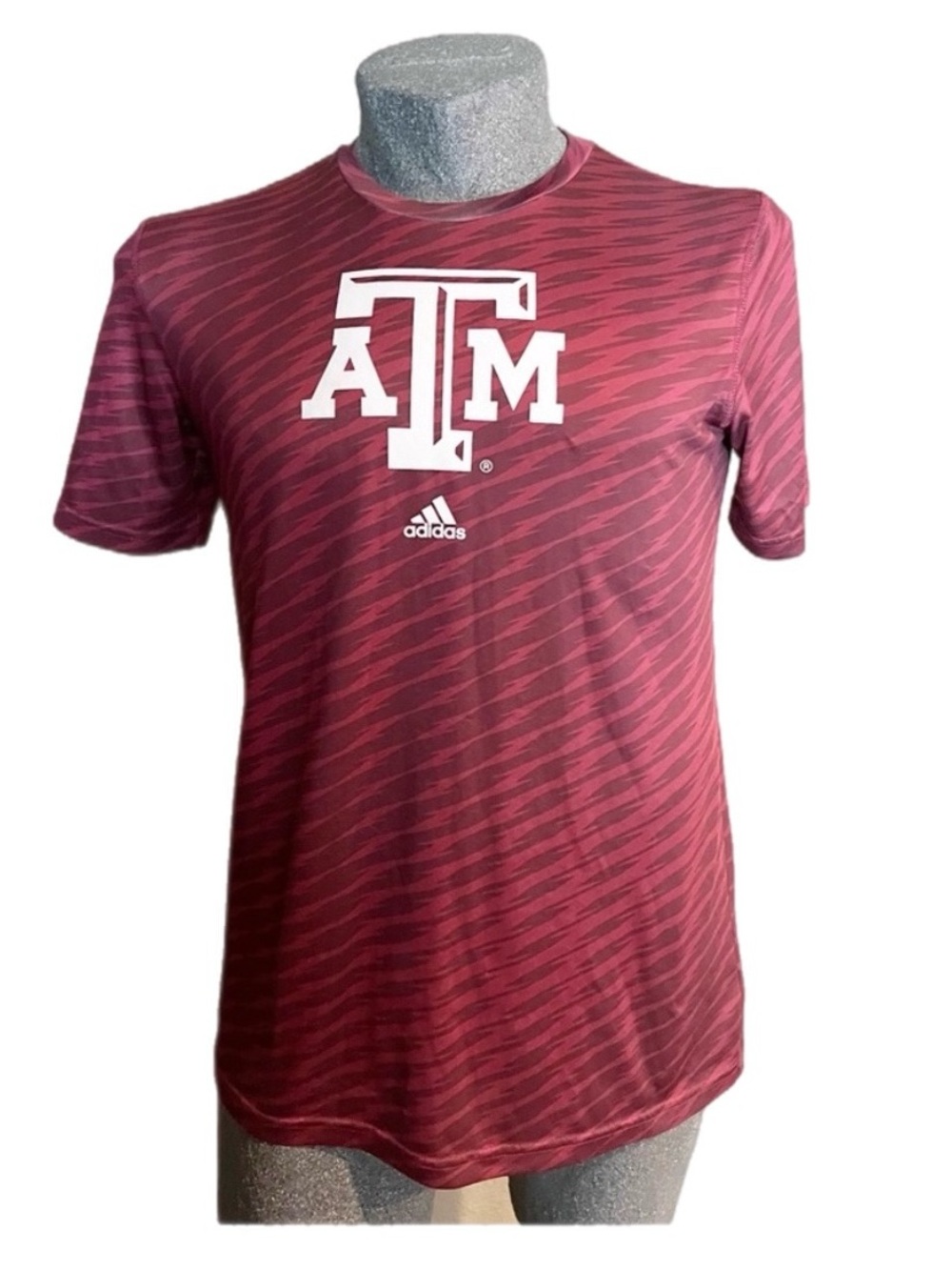 Texas A&M Adidas Lightweight Climalite Athletic Shirt - Size Large